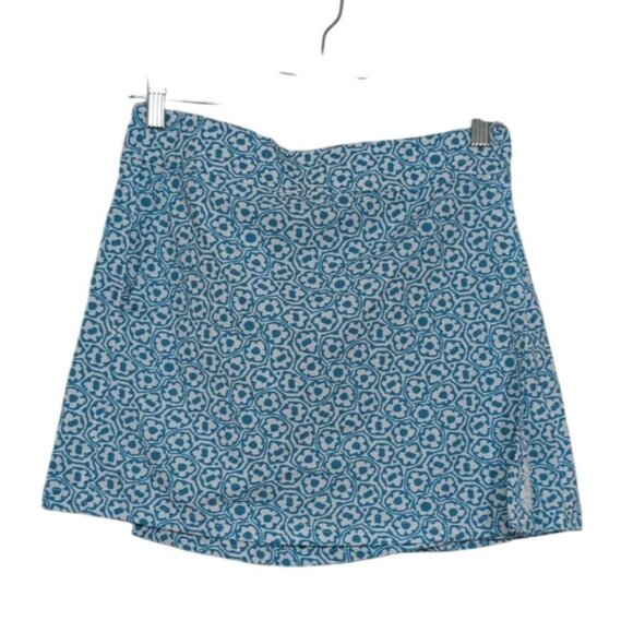 Rip Skirt Floral Wrap Skirt Womens Size XS Blue Stretch Adjustable Activewear - Picture 1 of 11